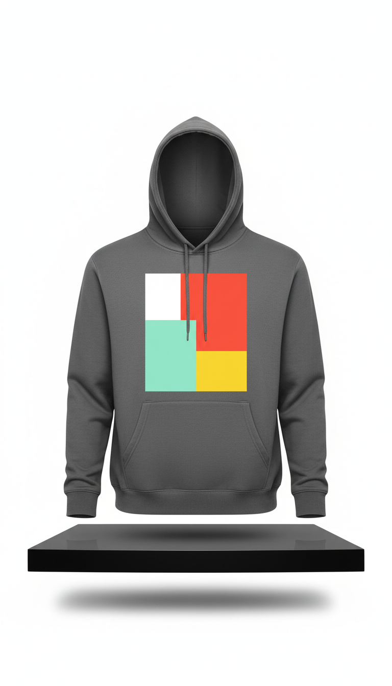 Oversized Logo Graphic Hoodie